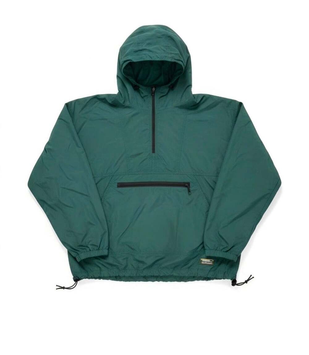 Rare Vintage L.L. Bean Anorak Windbreaker Jacket Forest Green